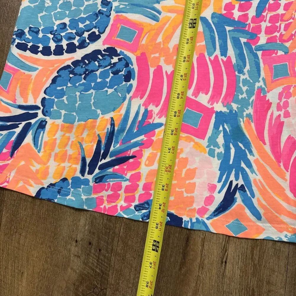 Lilly Pulitzer Margot Swing Dress in Goombay Smashed Pineapple Size Large - Picture 8 of 13